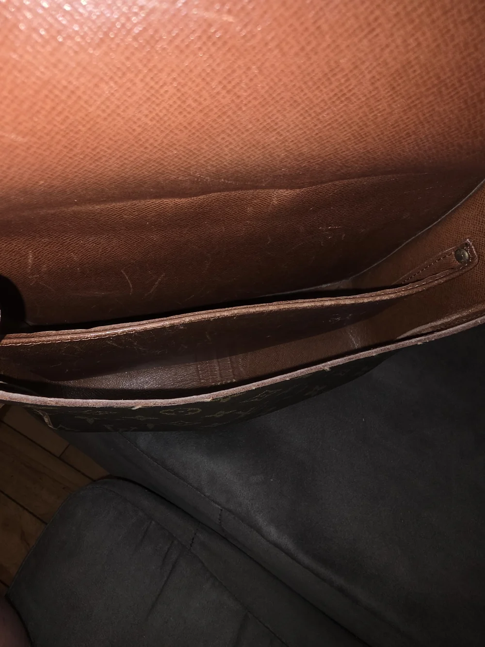 Louis Vuitton Monogram Canvas Brown Messenger Bag